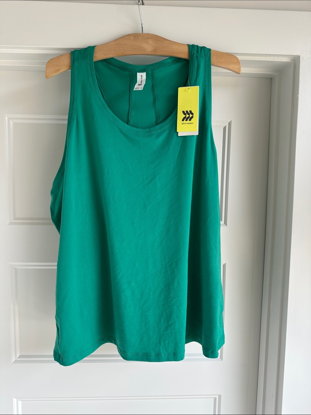 all in motion Teal Green Scoop Neck Tank Top
